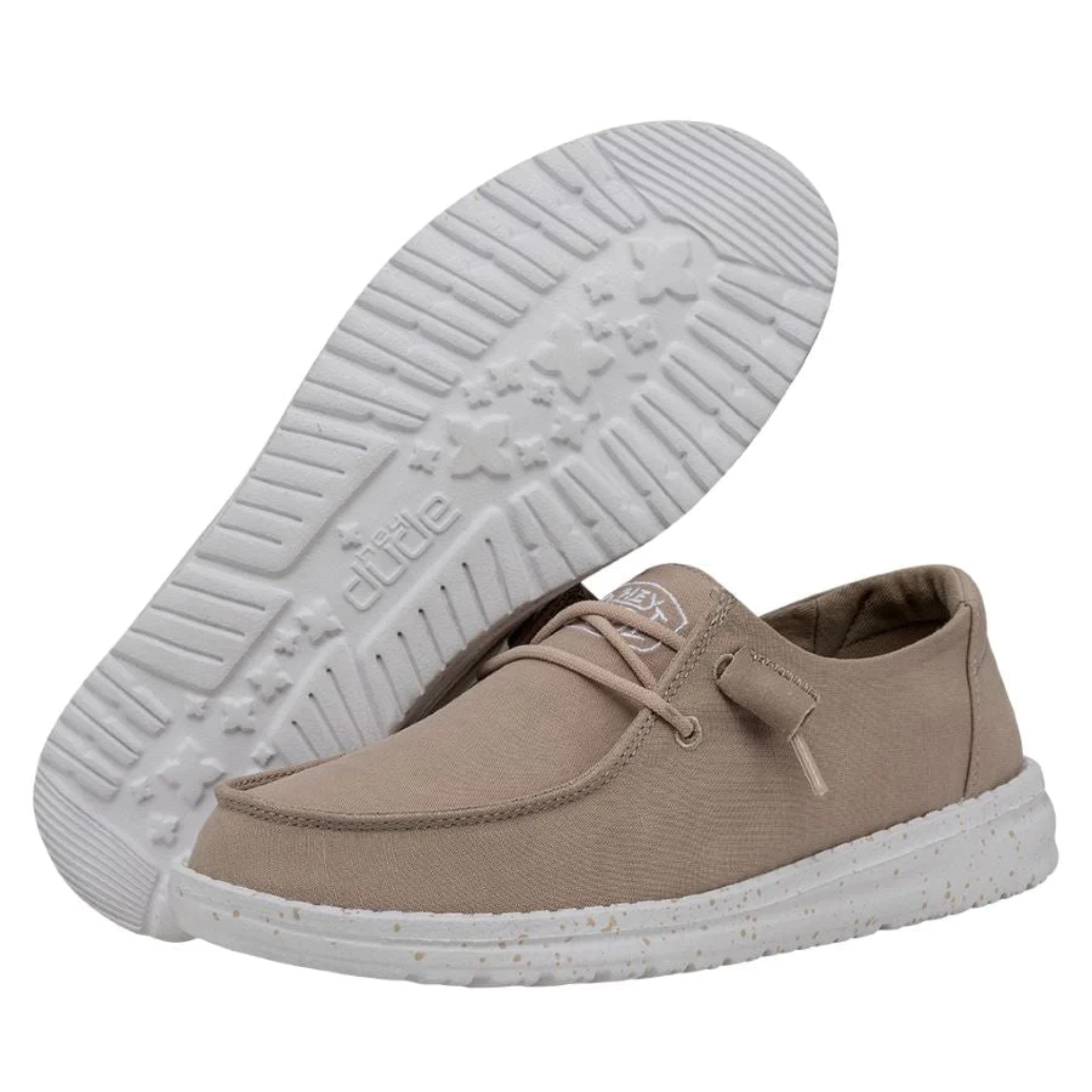 DUDE WOMEN'S WENDY SLUB CANVAS TAN - 40063265