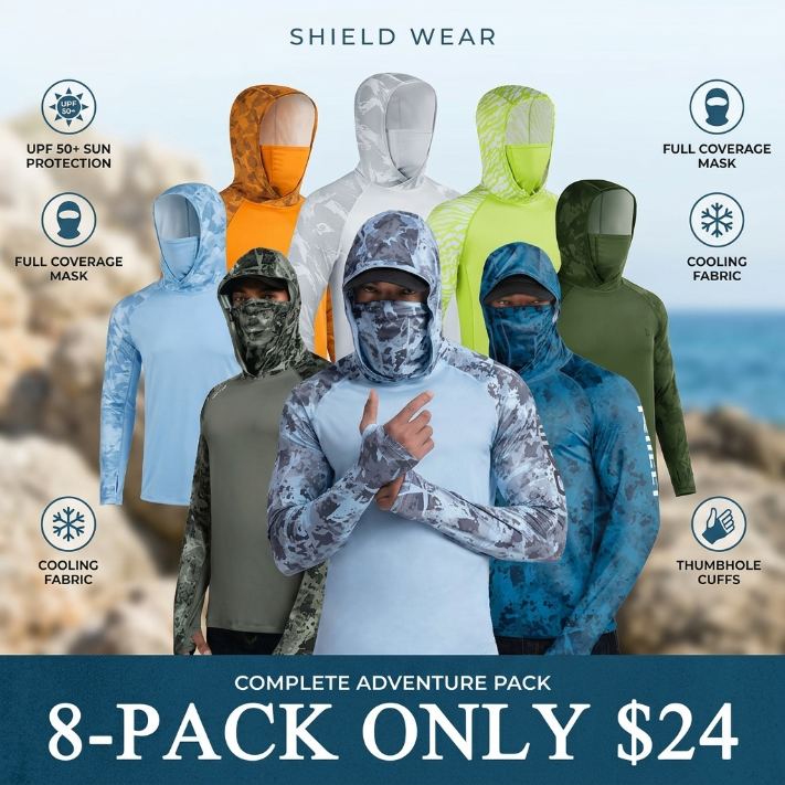 ☀️Men’s UPF 100 Sun Protection Hoodie with UV Detection