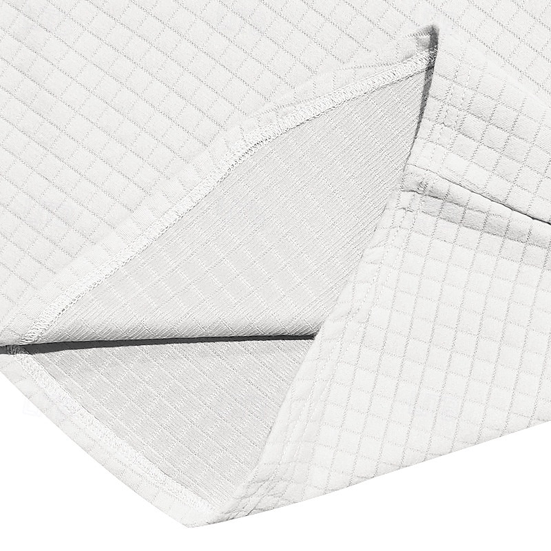 Men’s Solid Color Waffle Weave Pullover