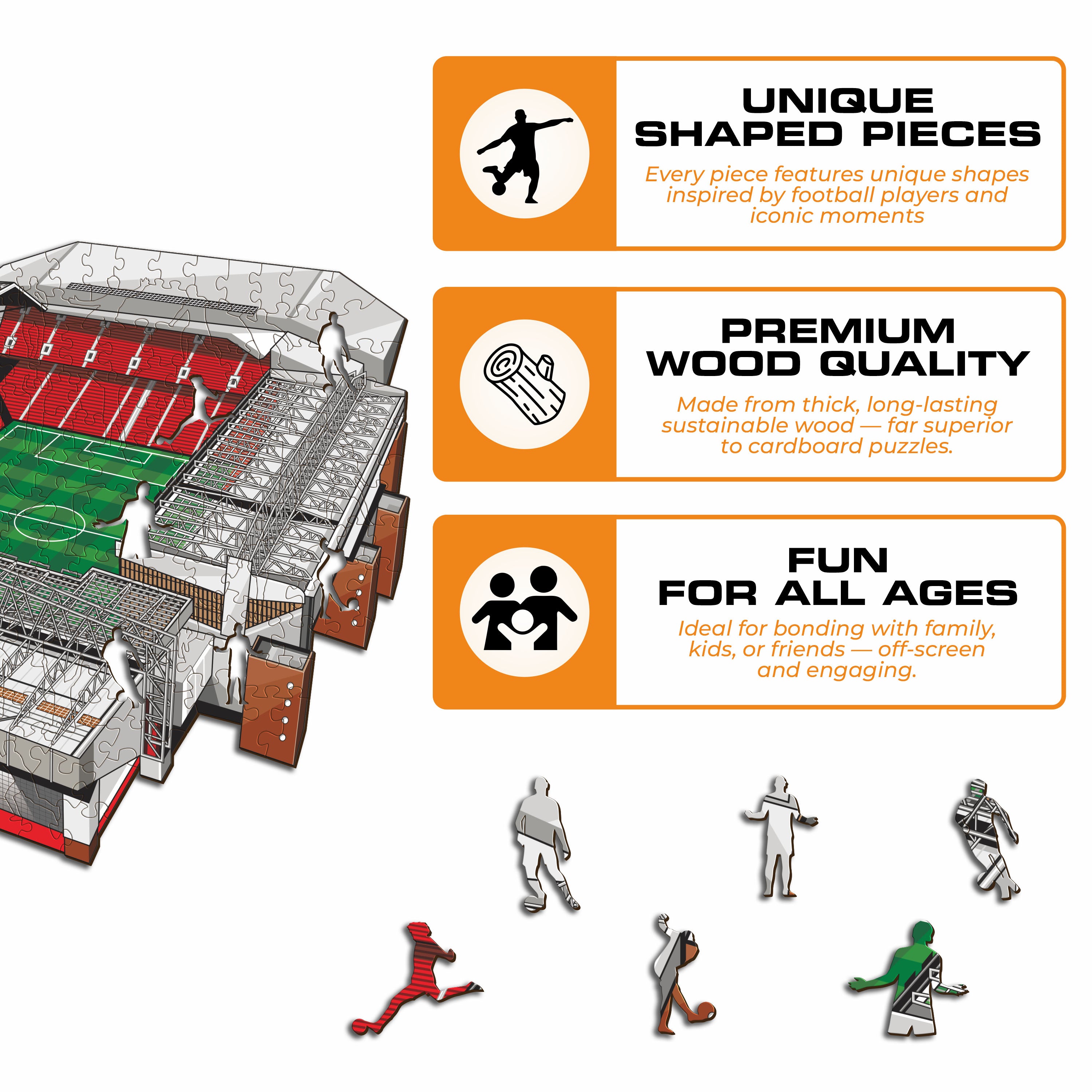 Liverpool FC® Anfield Stadium - Wooden Puzzle