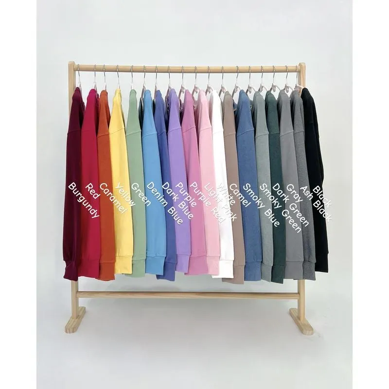 Women's hoodless V-neck fleece long-sleeved shirt with kangaroo pocket