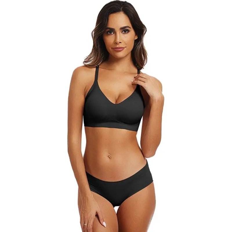 Womens Seamless Bra No Underwire Comfort Push Up Bras