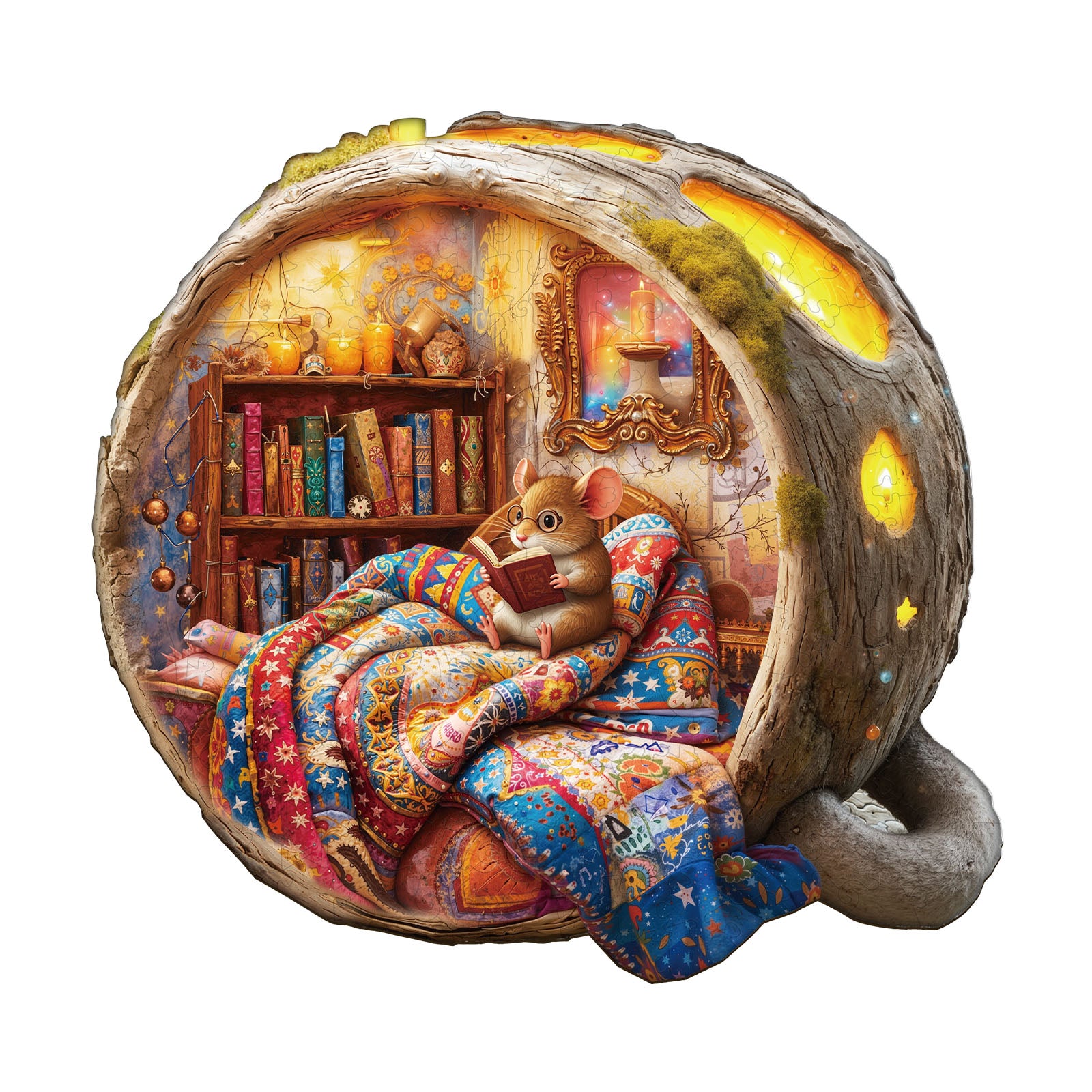 House of Mice Wooden Jigsaw Puzzle