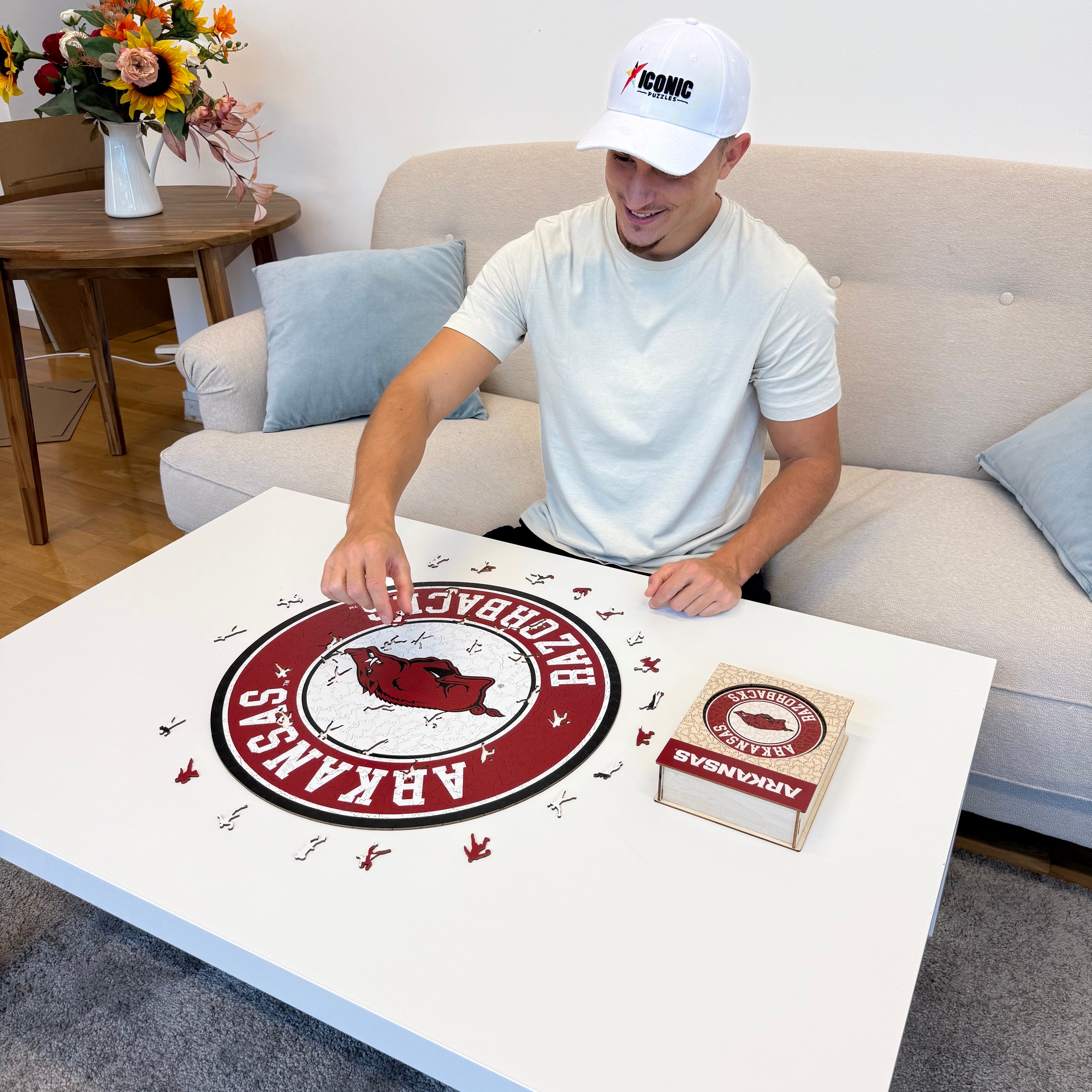 University of Arkansas - Wooden Puzzle