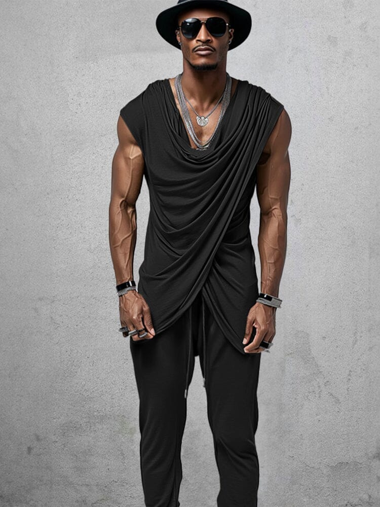 Stretch Crossover Top Pants Set