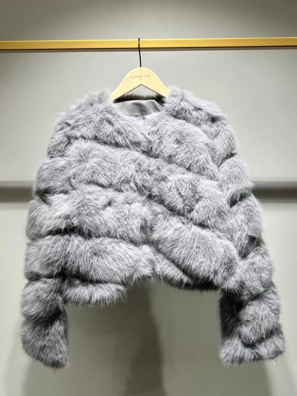 Foxy Faux Fur Jacket