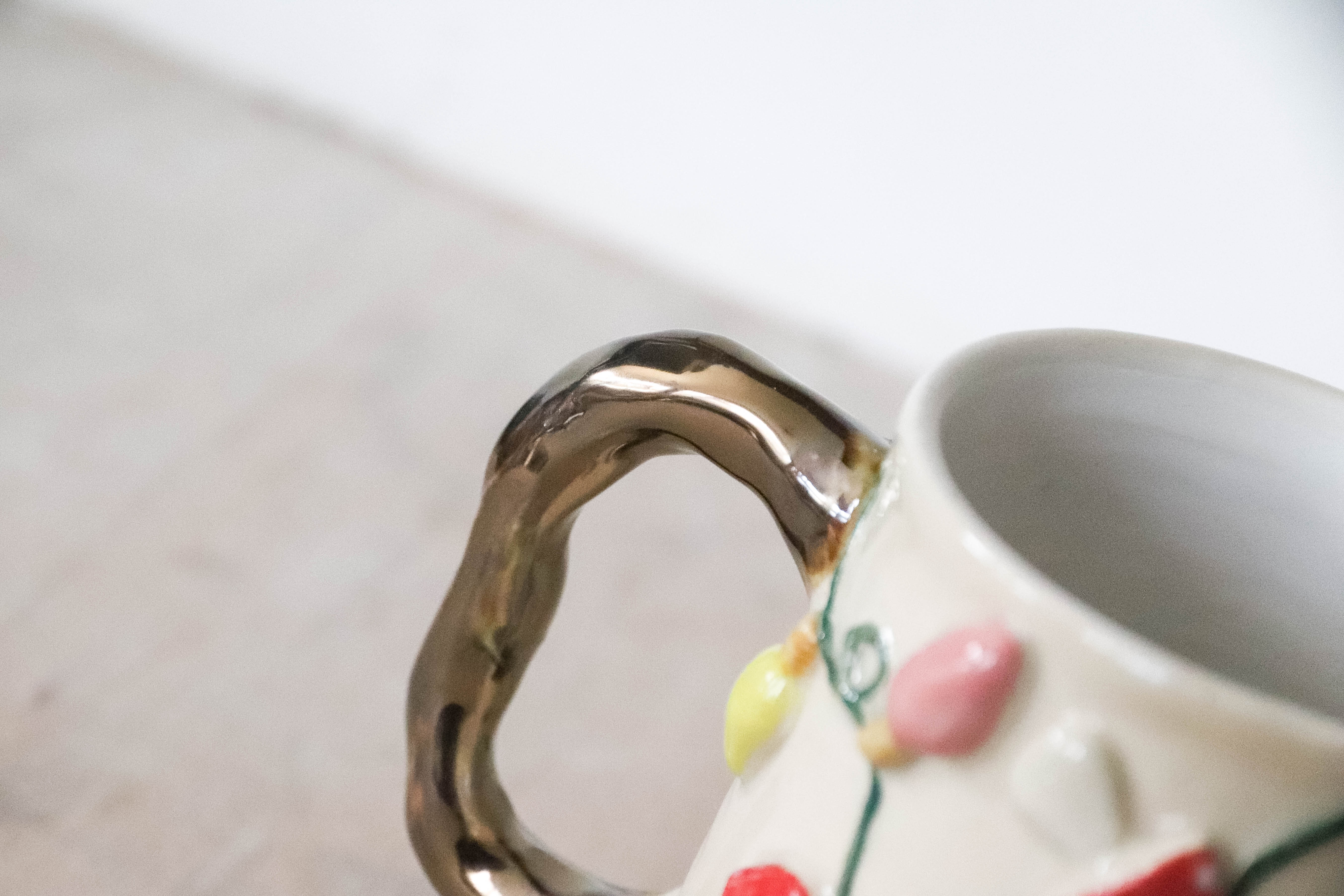 Toadstool Fairy Lights Stoneware Mug