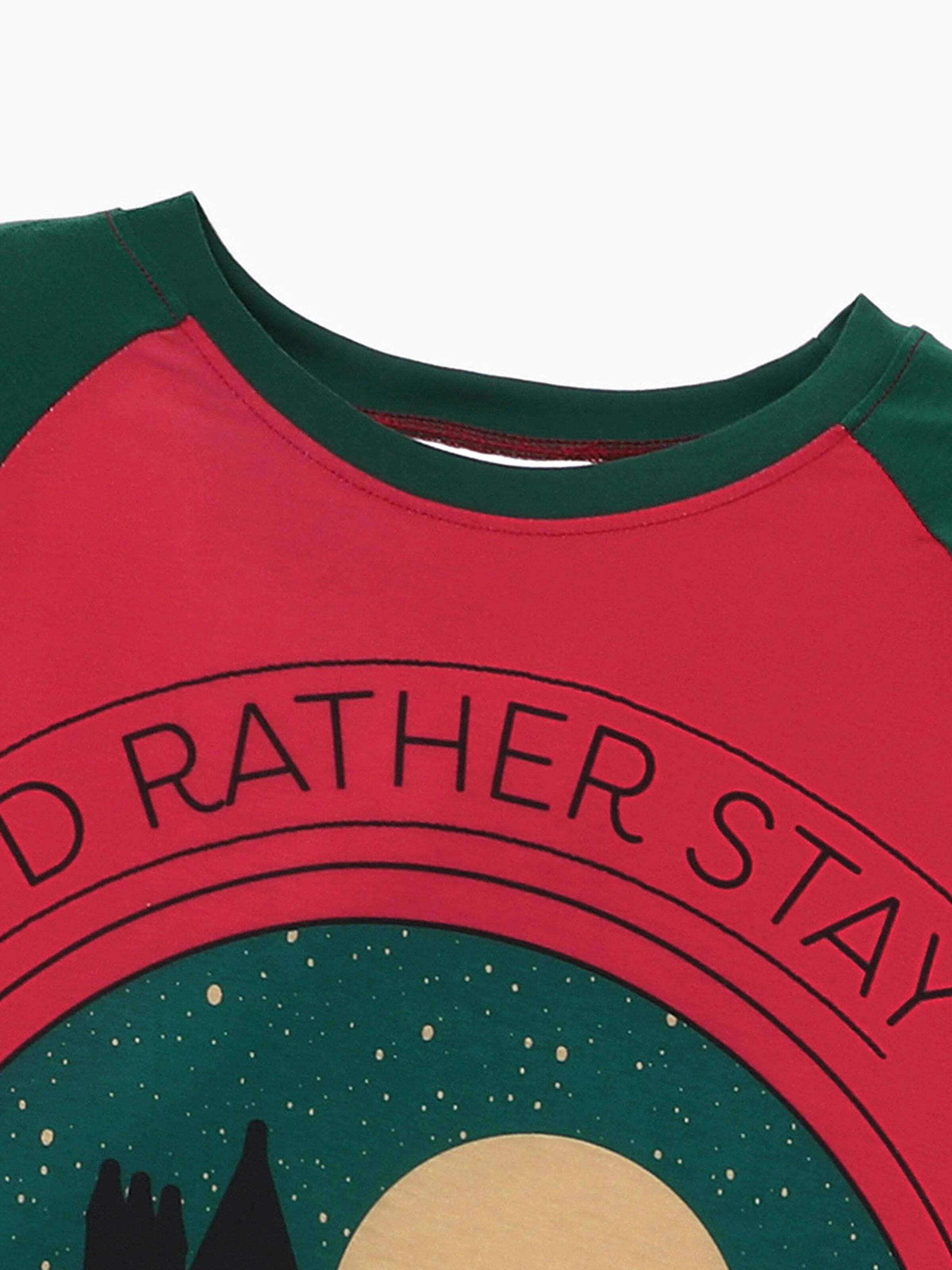 Family Matching Christmas Hogwarts Graphic Pajamas Sets with Christmas Socks