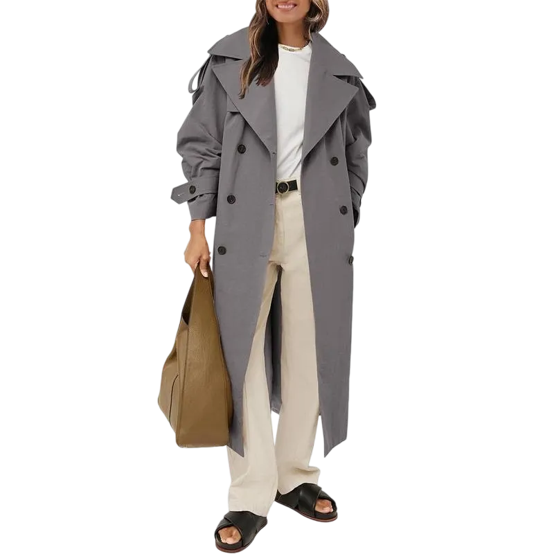 Women’s Oversized Long Trench Coat