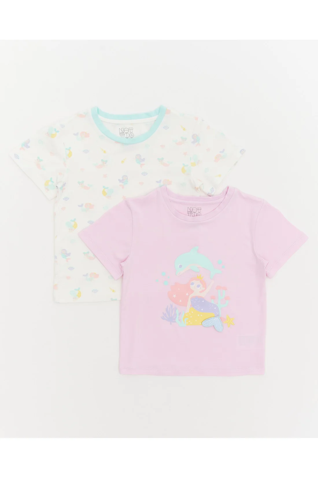 Not Too Big Mermaild T Shirt - 2 Pack