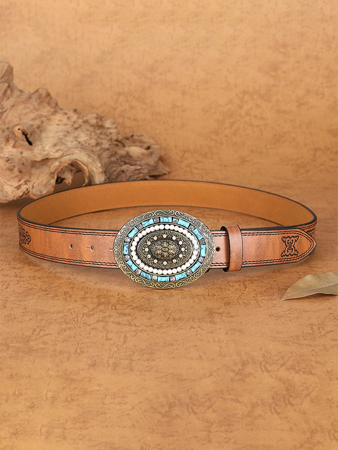 Women's Western American Bohemian Retro Personalized Belt