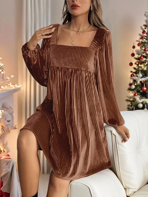 Christmas Dress for Women, Elegant Fitted Design