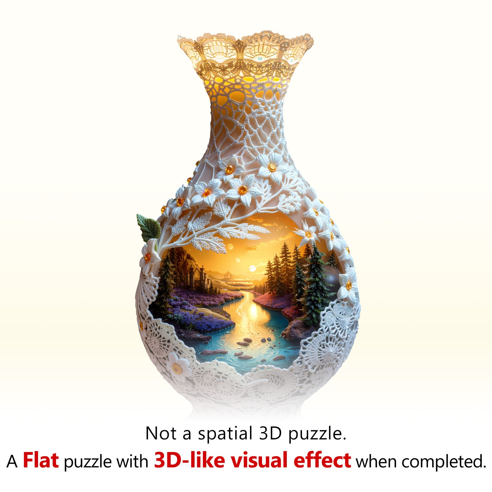 Woven Scenery Wooden Jigsaw Puzzle