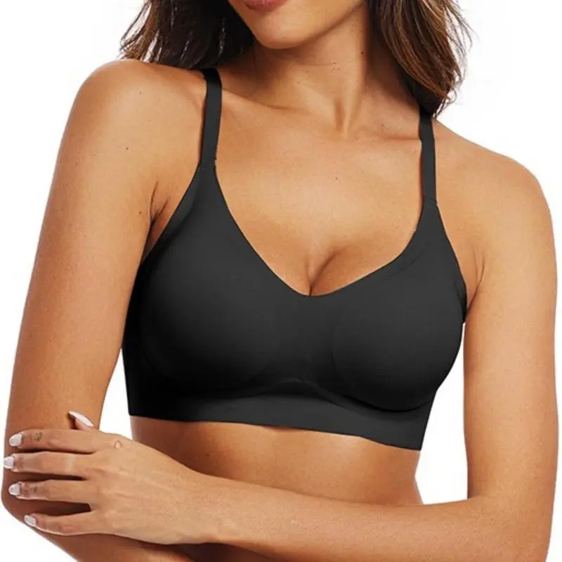 Womens Seamless Bra No Underwire Comfort Push Up Bras Buttery Soft Wireless Bralette