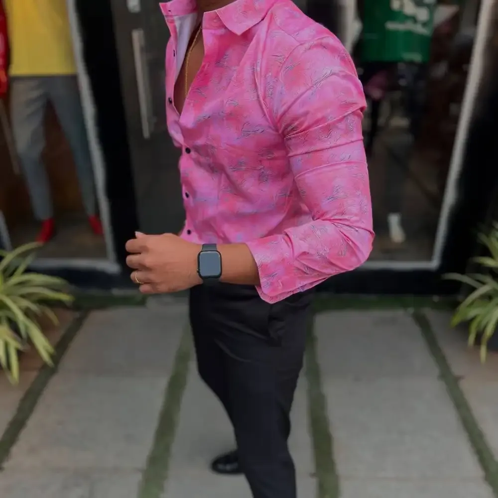 Men'S Style Casual Pattern Shirt