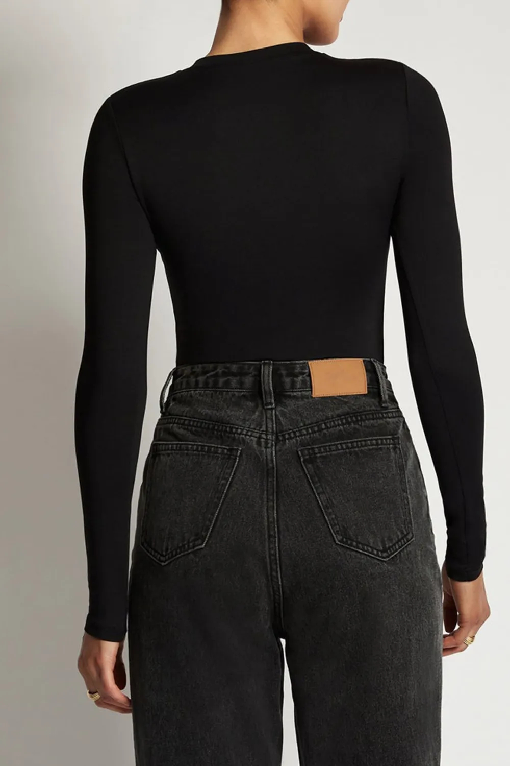 Long Sleeve Crew Neck Bodysuit