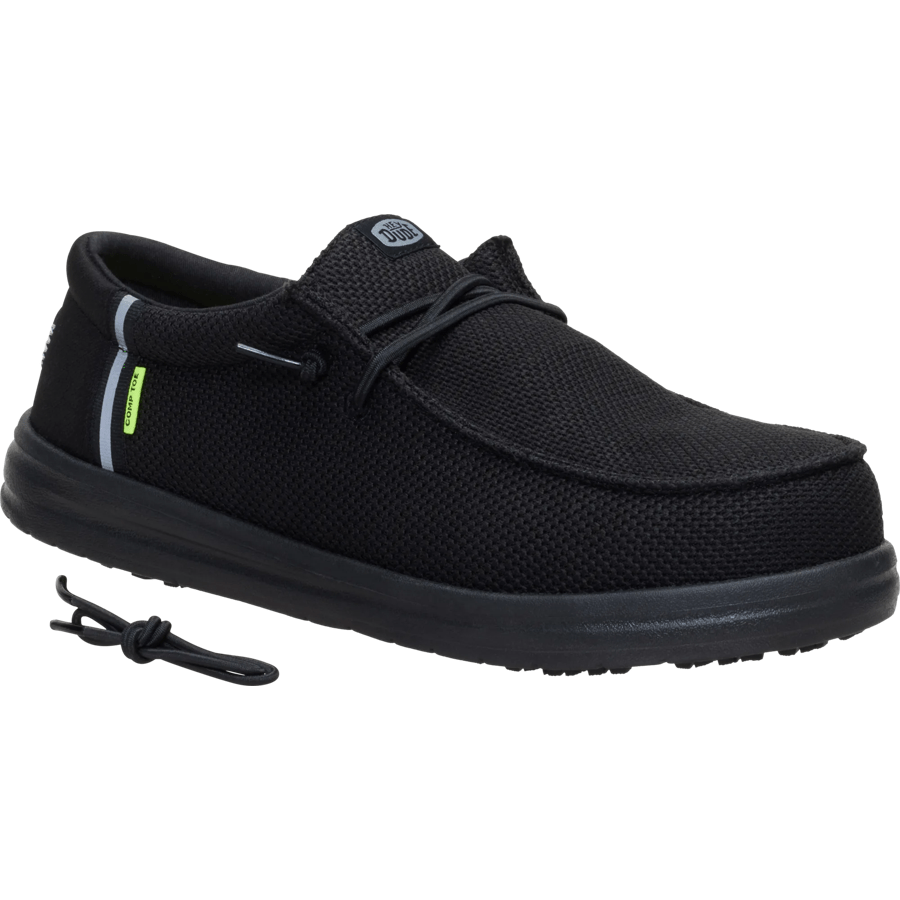 Wally Work Comp Toe - Black/Black