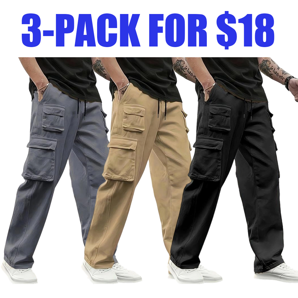 Men's Autumn & Winter Multi-Pocket Joggers - Casual
