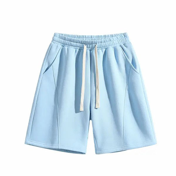 Men's Lightweight Breathable Shorts – Pocket & Drawstring Waist for Gym & Casual