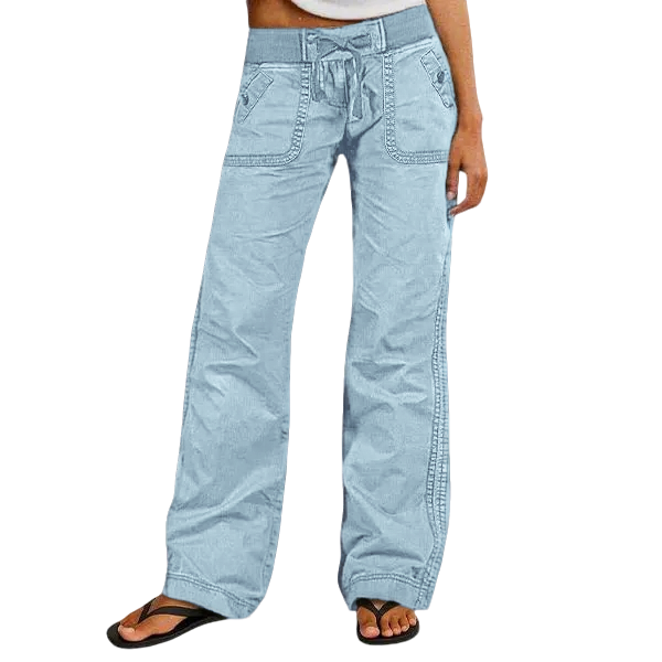 ⚡FINAL SALE⚡- Women's High Stretch Mid Rise Straight Pants