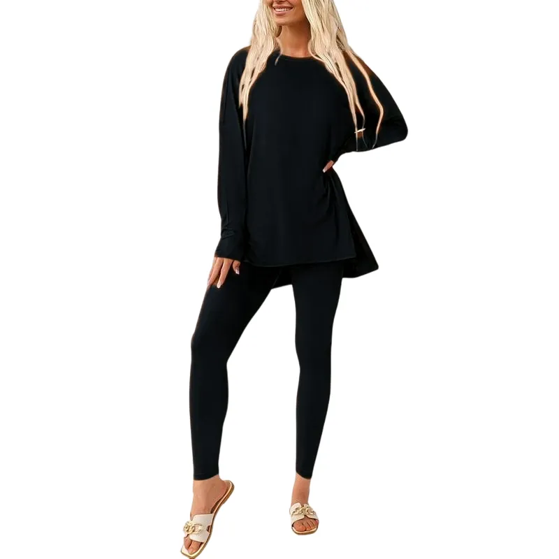 Women's tunic top and leggings set