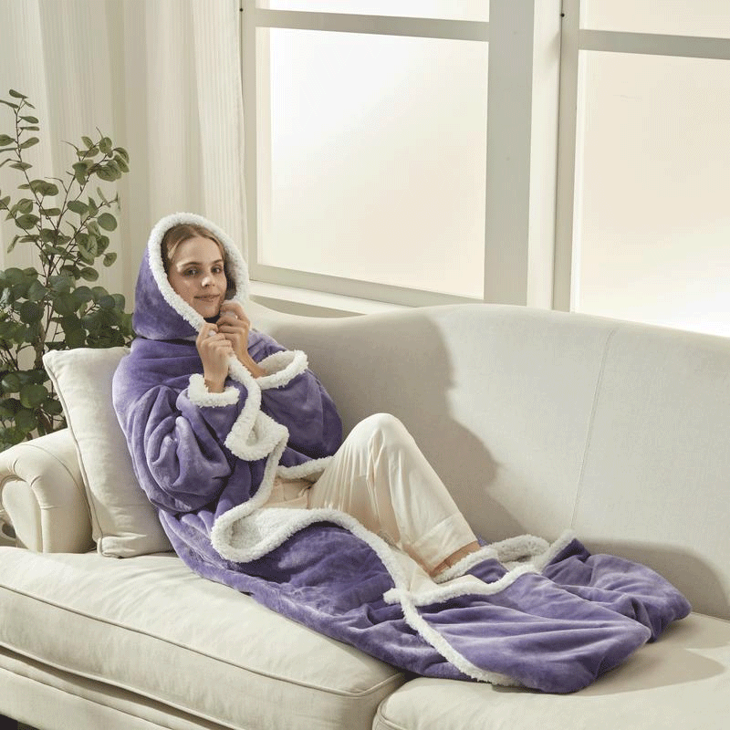 🎁Christmas PROMOTION-Wearable Electric Clothing With Sleeve And Foot Pockets 6 Heating Levels And Long Heating Times1