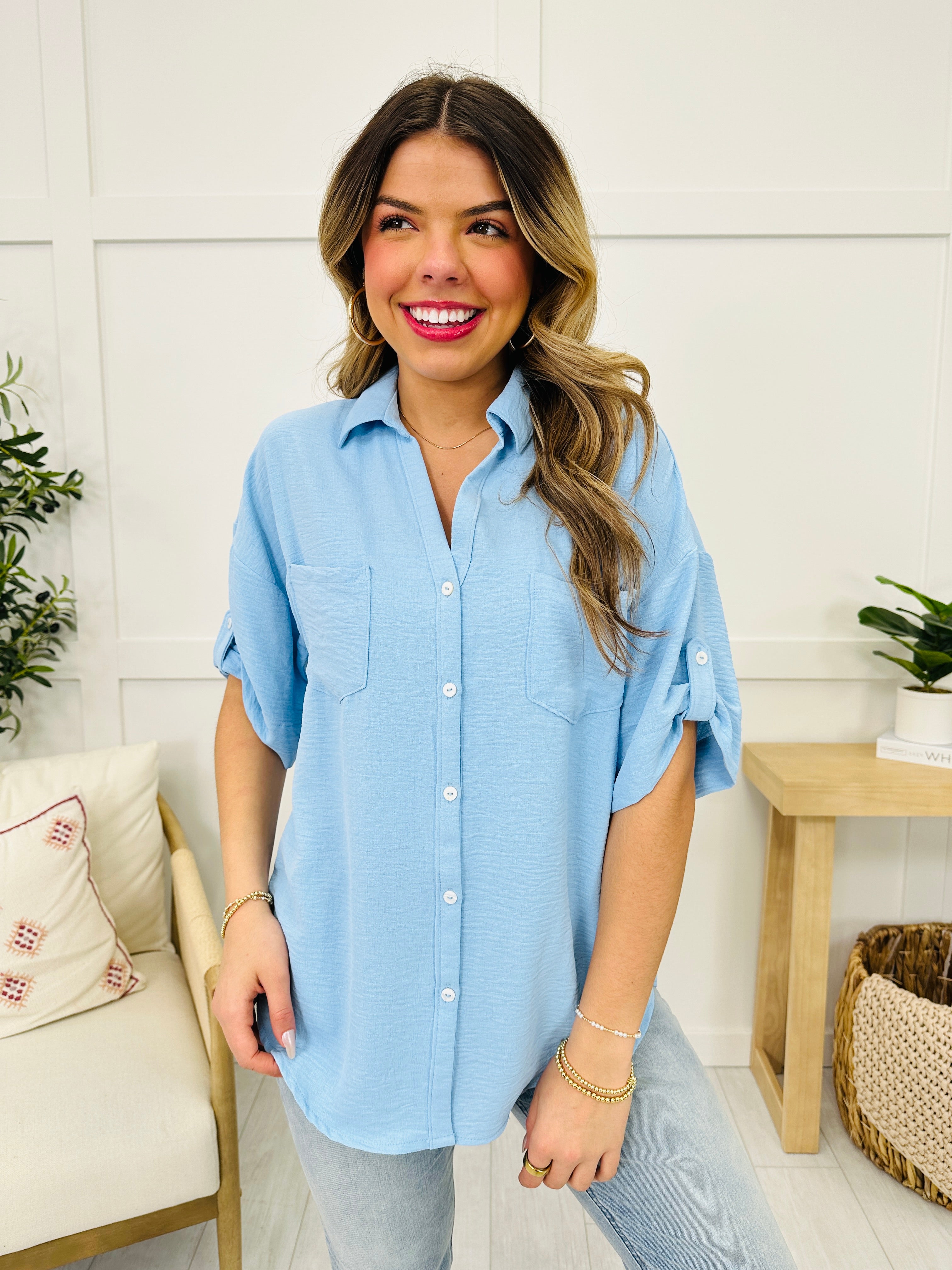 The Perfect Pocket Top- Multiple Colors!