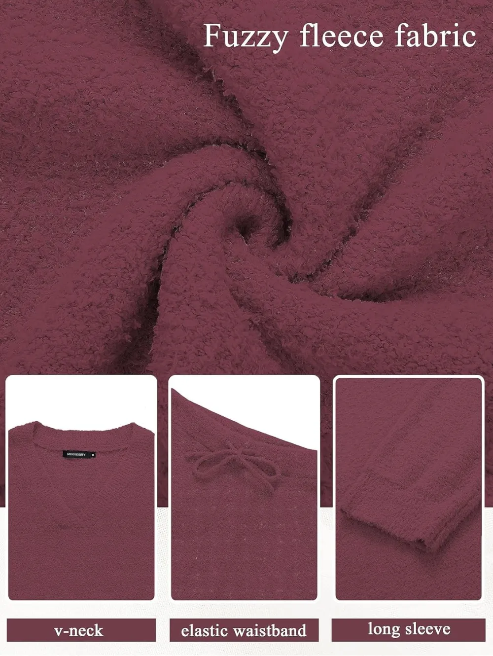 Women's Lounge Sets 2025 Fall Fashion 2 Piece Outfits Sweater Pajama Set