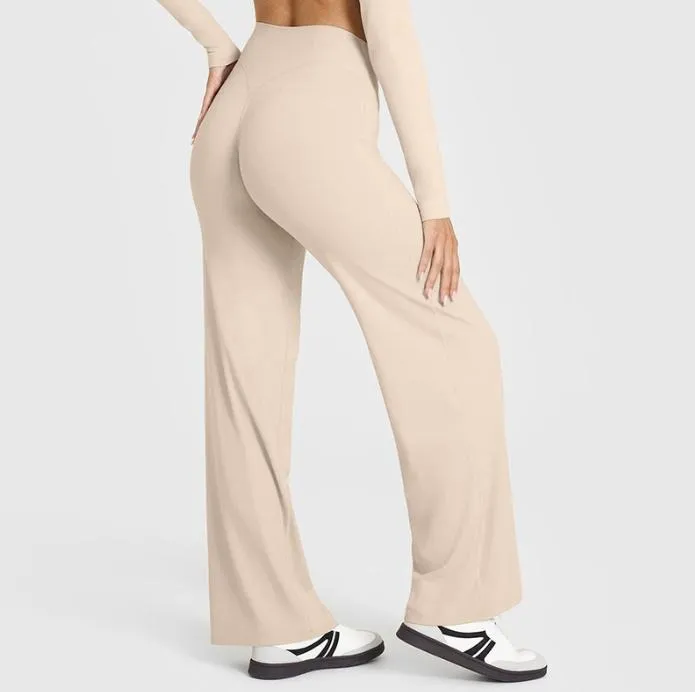 Straight Leg Bottoms Fitness Gymwear Women Workout Leggings