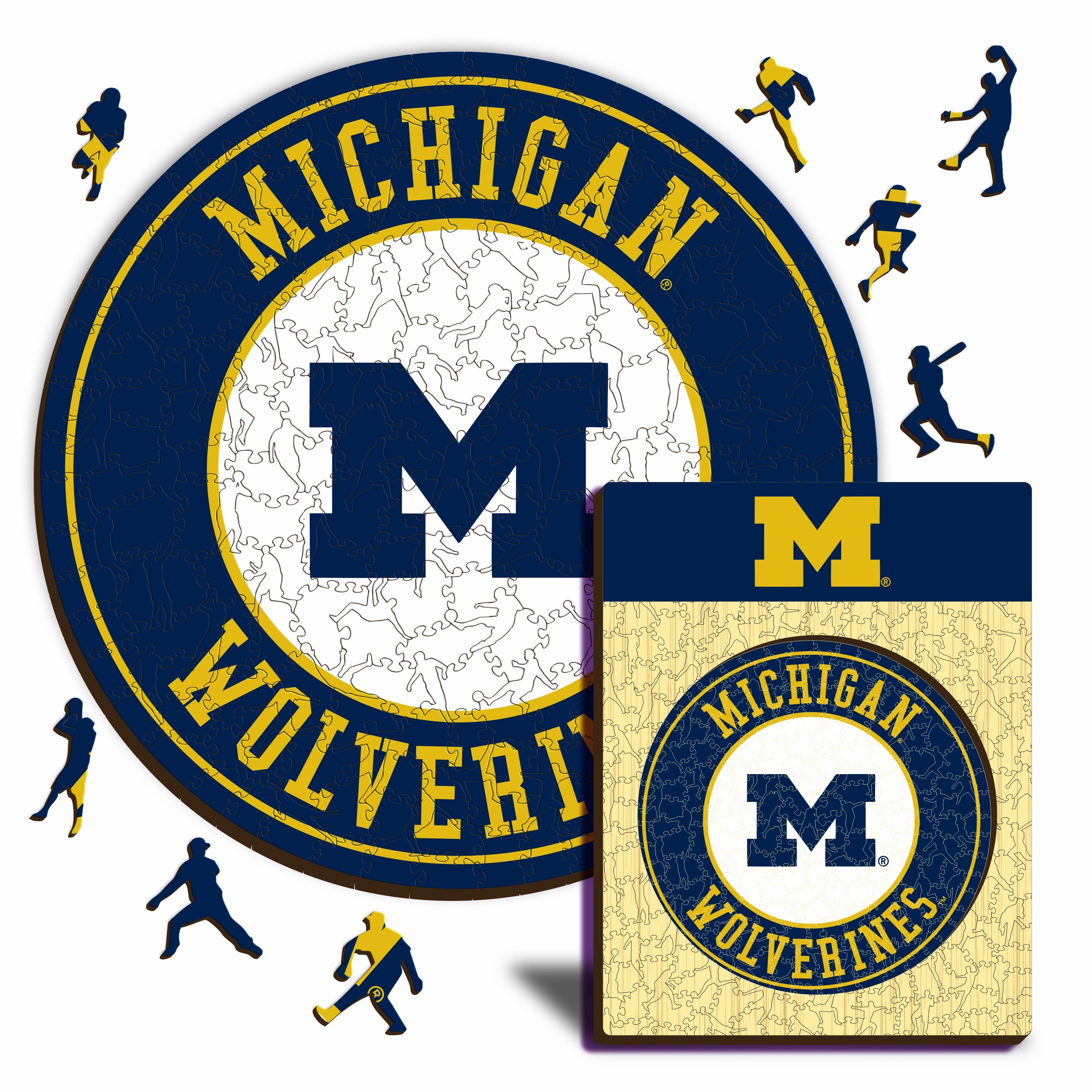 University of Michigan - Wooden Puzzle