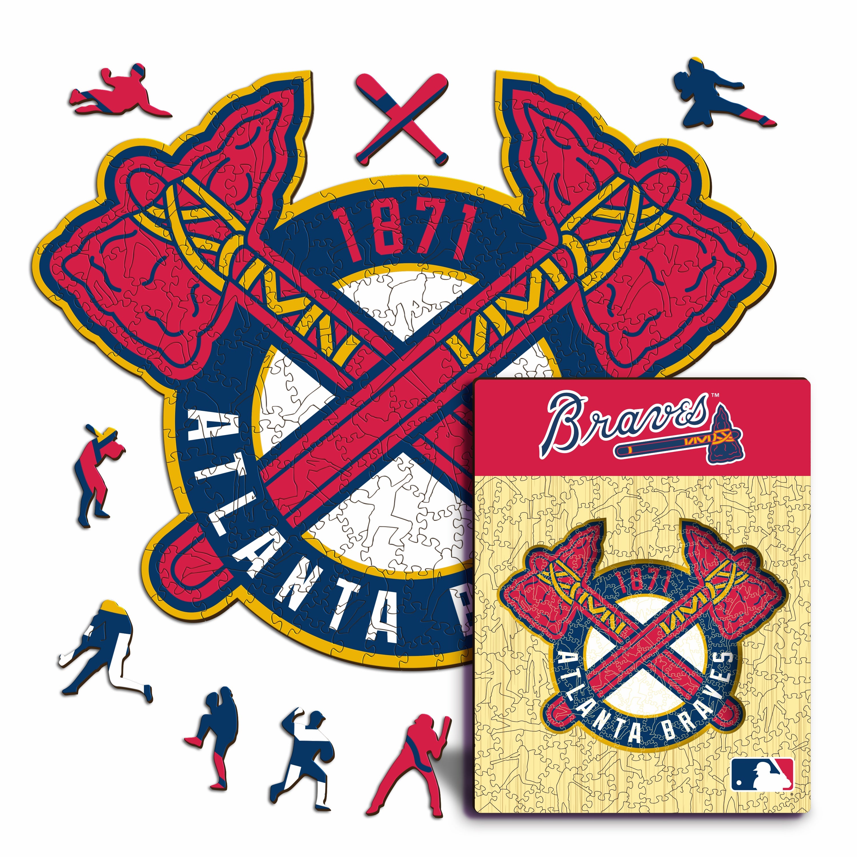 Atlanta Braves™ - Wooden Puzzle