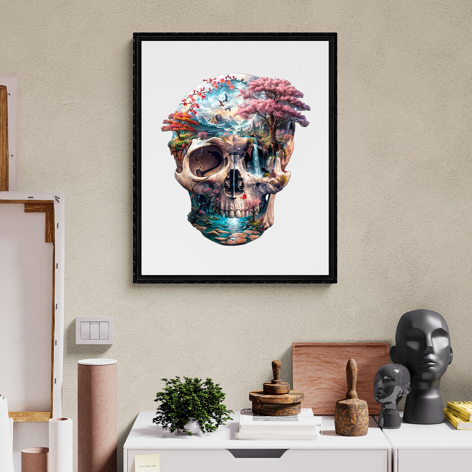The Skull's New Life Wooden Jigsaw Puzzle