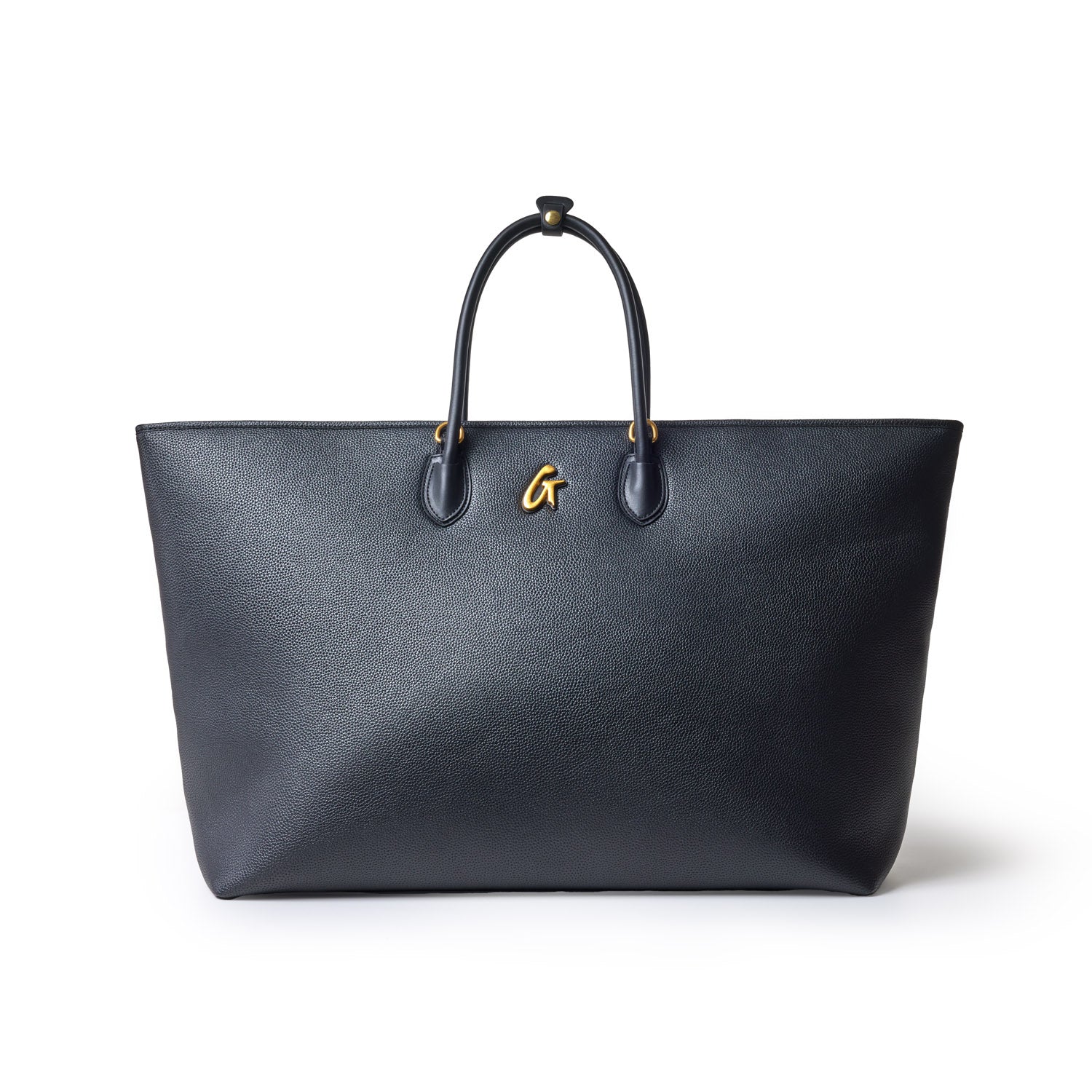 JUMBO PEBBLE TOTE BAG - BLACK