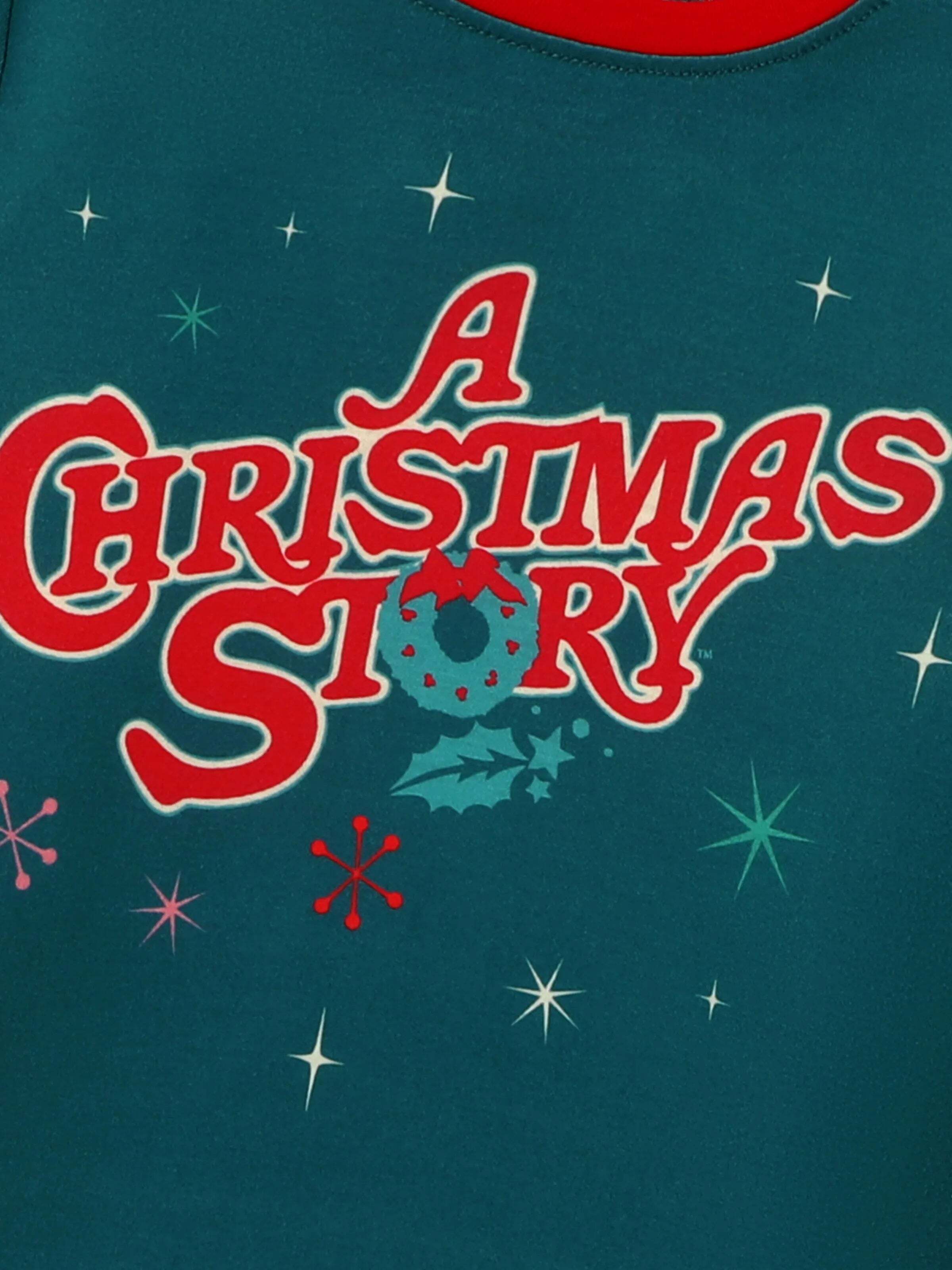 A Christmas Story Family Matching Christmas The Lamp Graphic Pajamas Sets with Christmas Socks