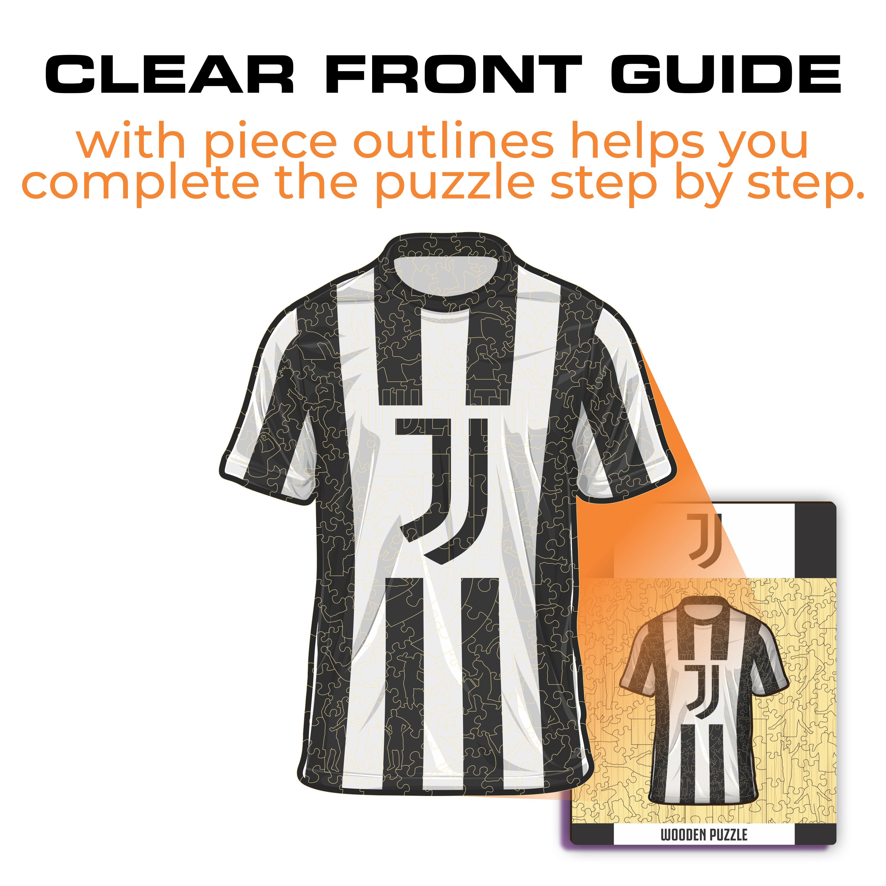 Juventus FC® Jersey - Wooden Puzzle