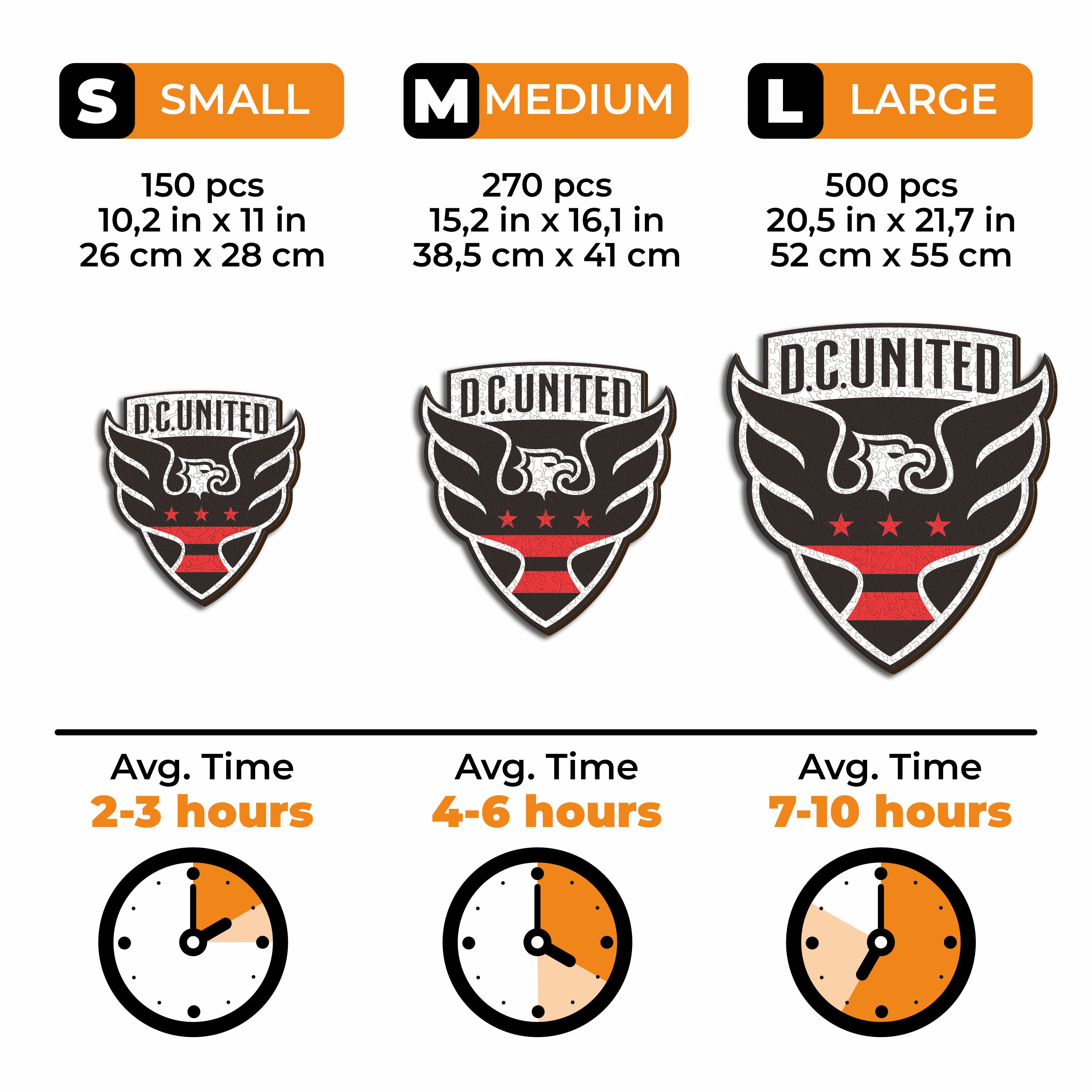 DC United® Logo - Wooden Puzzle