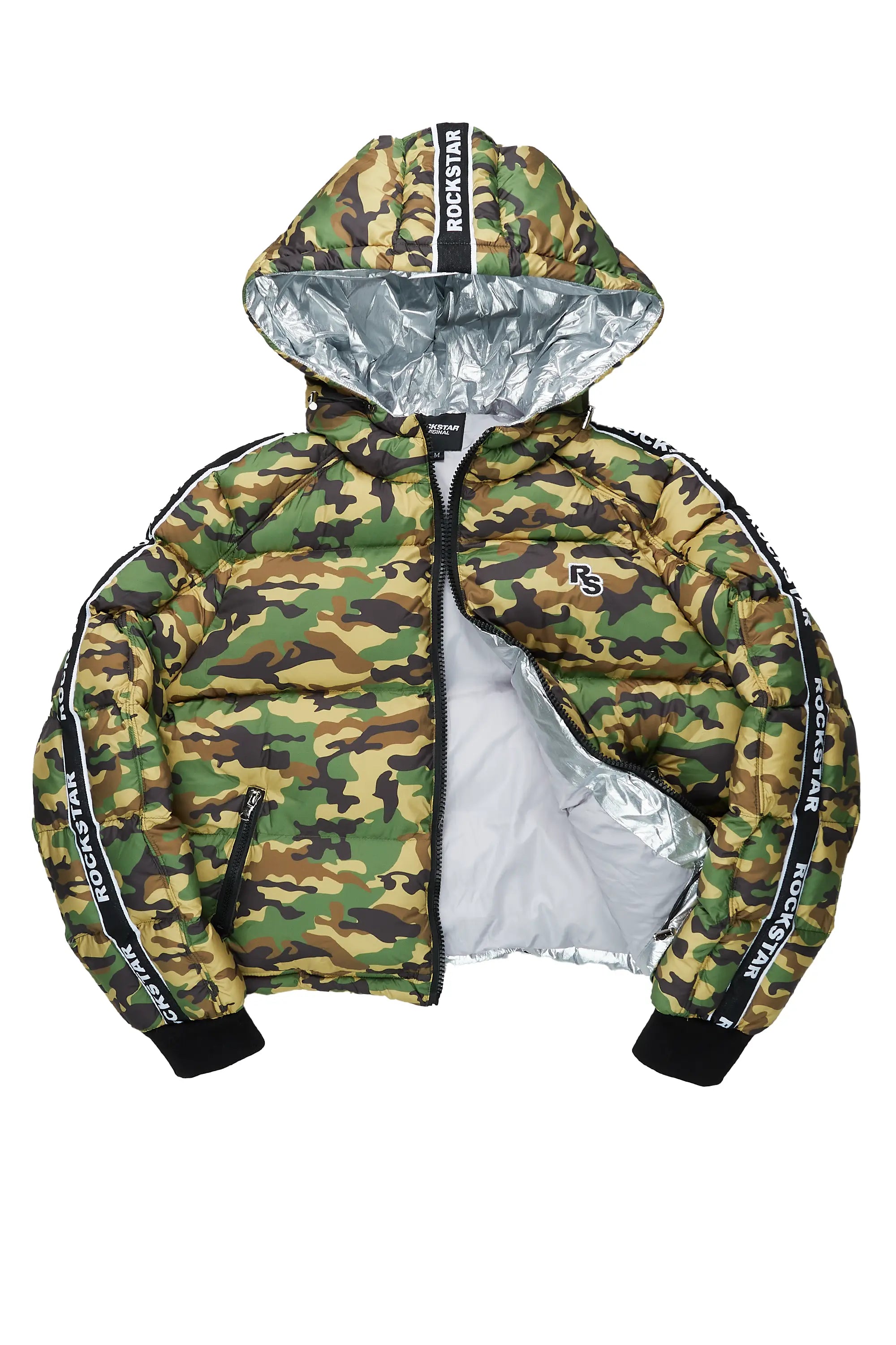 Jackey Camo Puffer Jacket