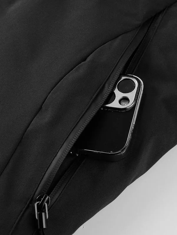 Men's Winter Ski Jacket Warm Fleece Lined Waterproof Windproof Hooded Insulated Outdoor Jacket