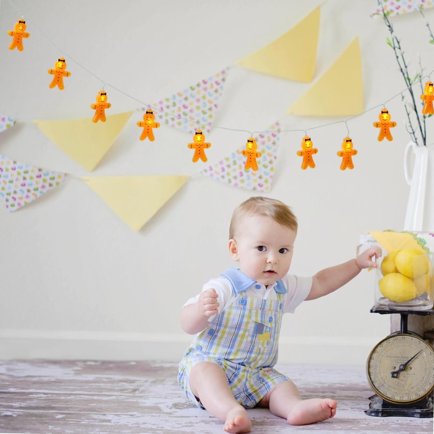 Gingerbread Man String Lights🌟Holiday Atmosphere Gifts🎁Christmas LED Lights