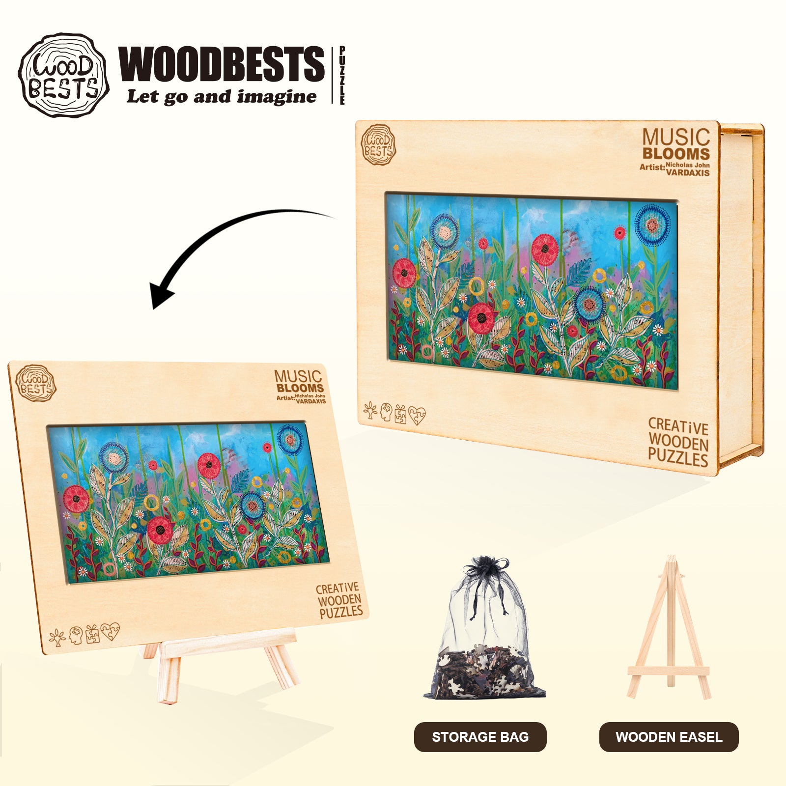 Music Blooms - By Artist Nicholas John VARDAXIS