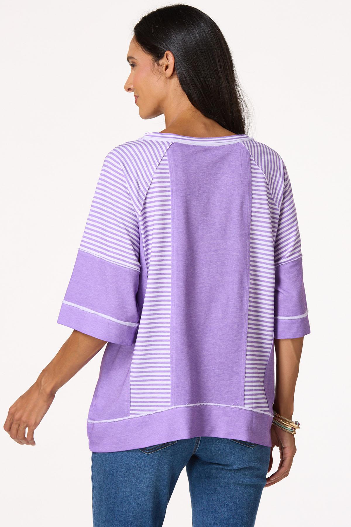 Stripe Colorblock Top