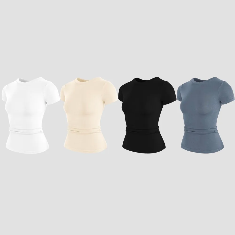Women's Solid Color Sports Tee