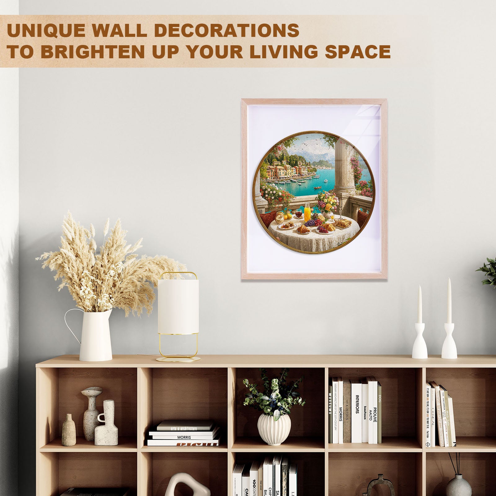 Afternoon Tea Scenery Wooden Jigsaw Puzzle