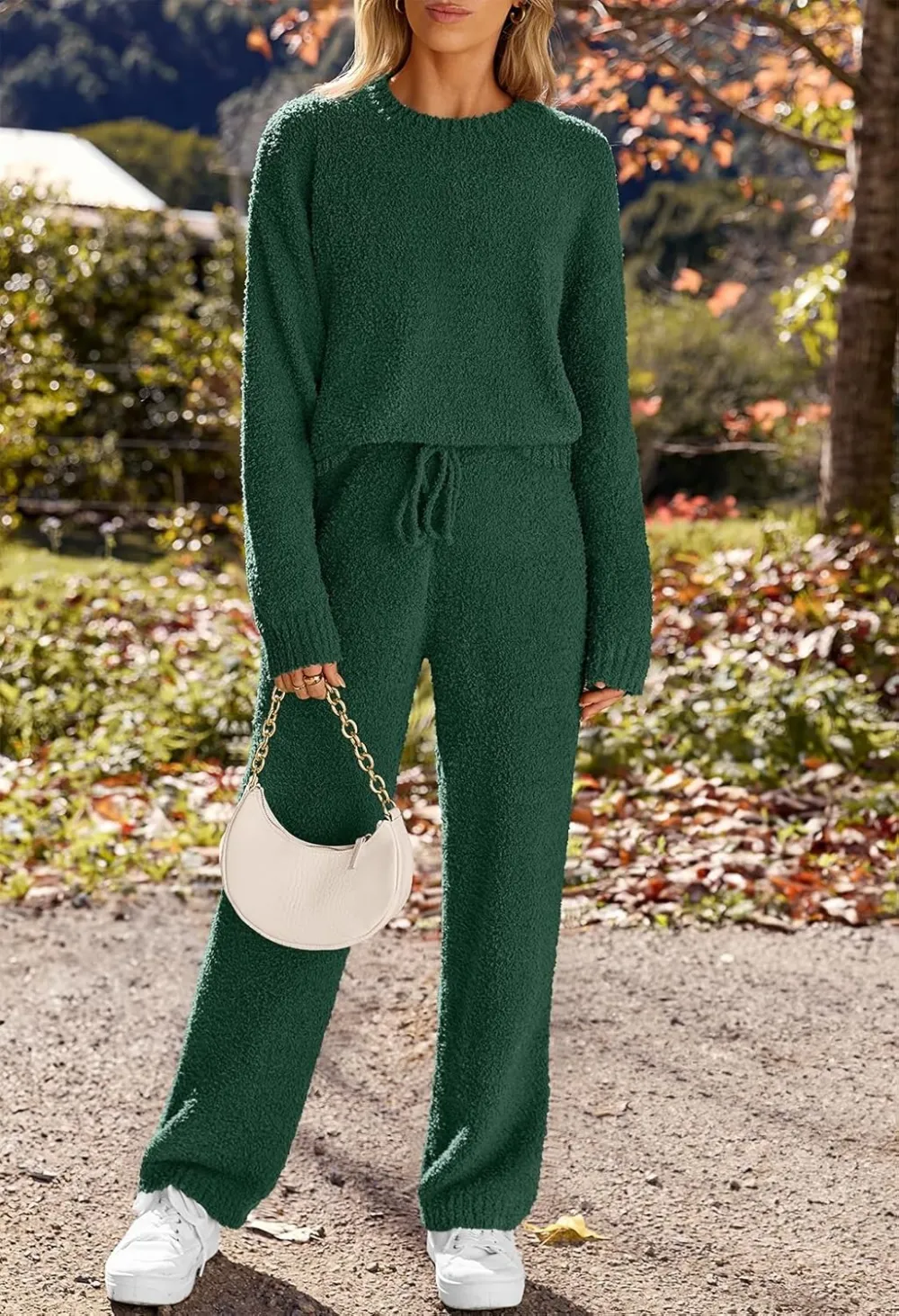 Womens Pajama Sets 2025 Fall Lounge Sweater Set