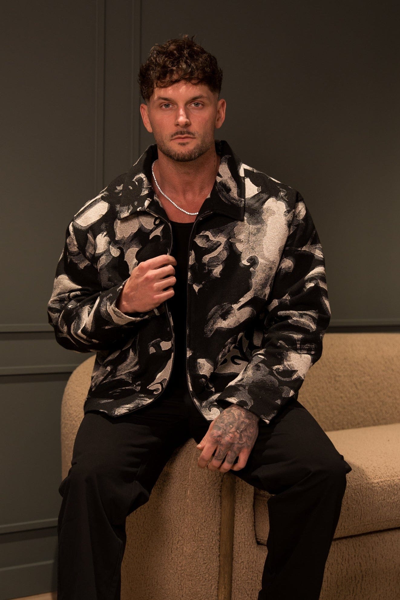 5155 - Abstract tapestry Jacket