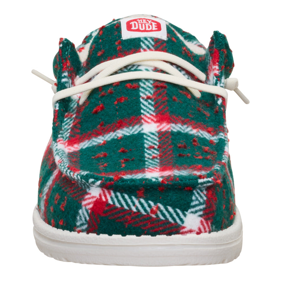 Wally Confetti Plaid Cozy - Red/Green/Multi