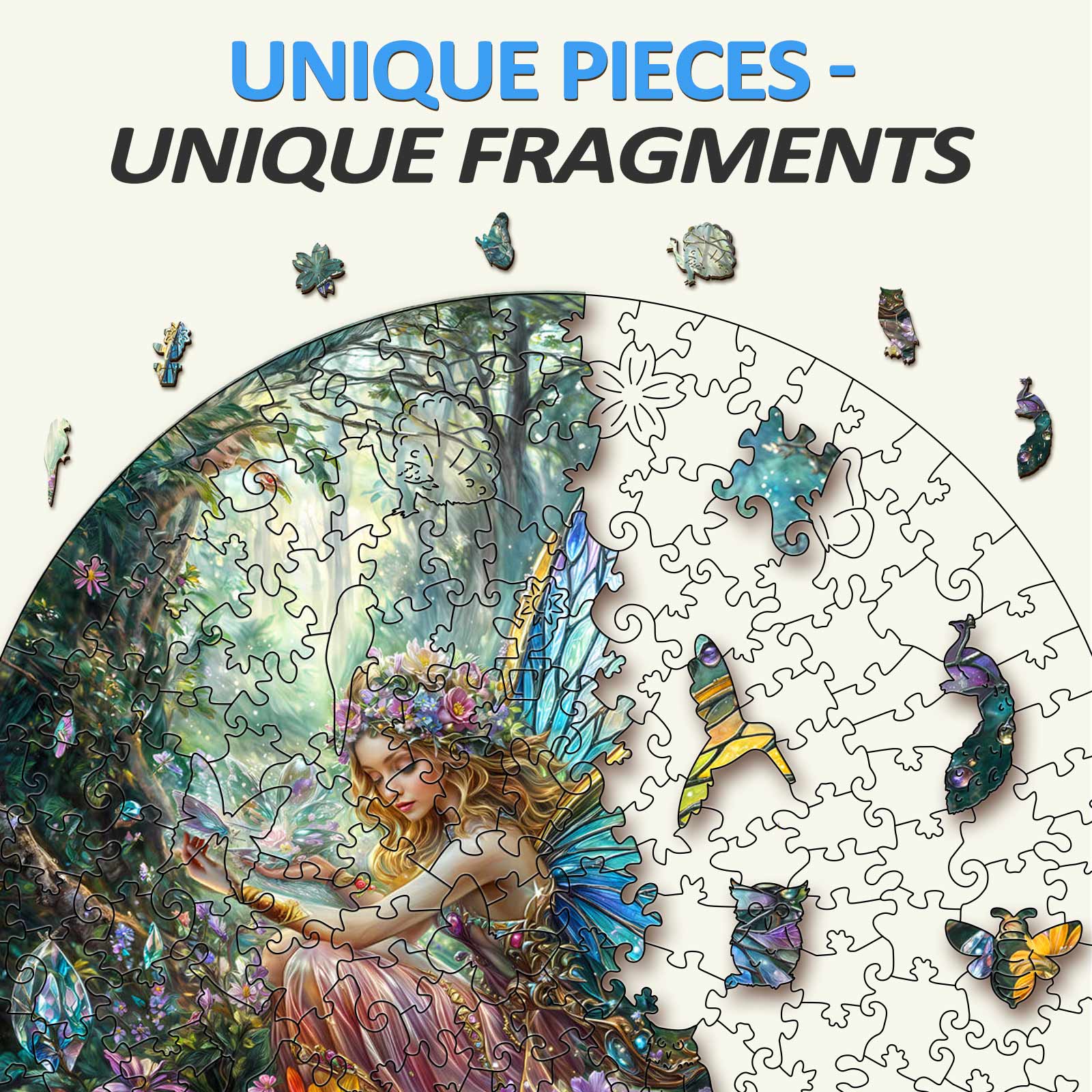 Magic Fairy Wooden Jigsaw Puzzle