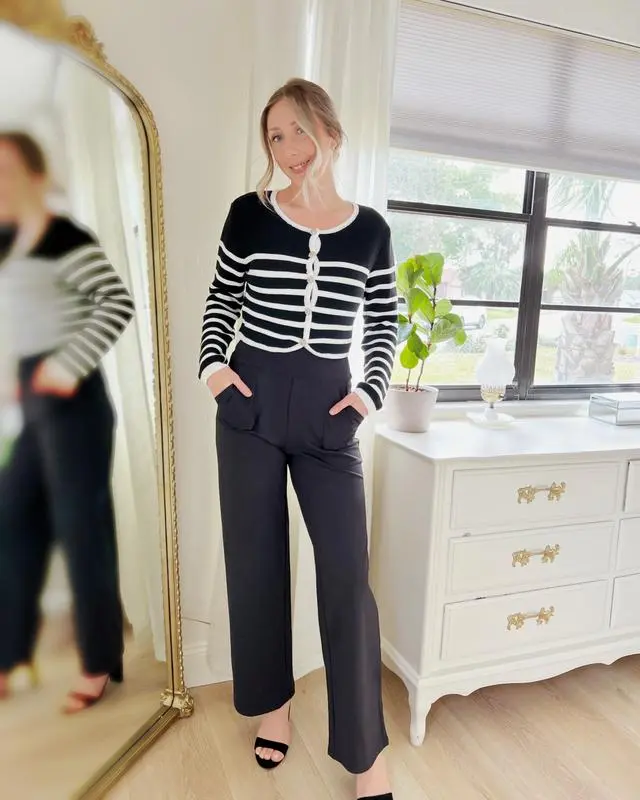 Loose High-Waist Business Casual Pants(Just $3 Each!)