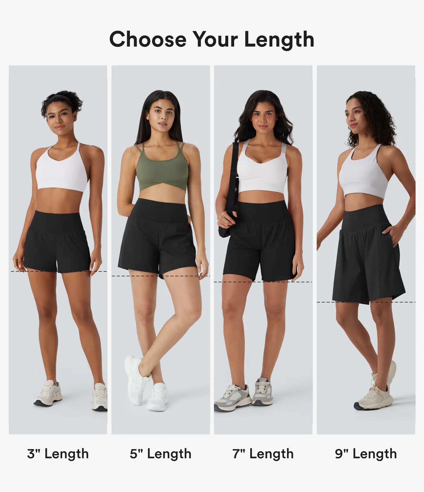 🔥Women’s 2-in-1 Super High-Waisted Cool-Touch Yoga Shorts with Pockets (3