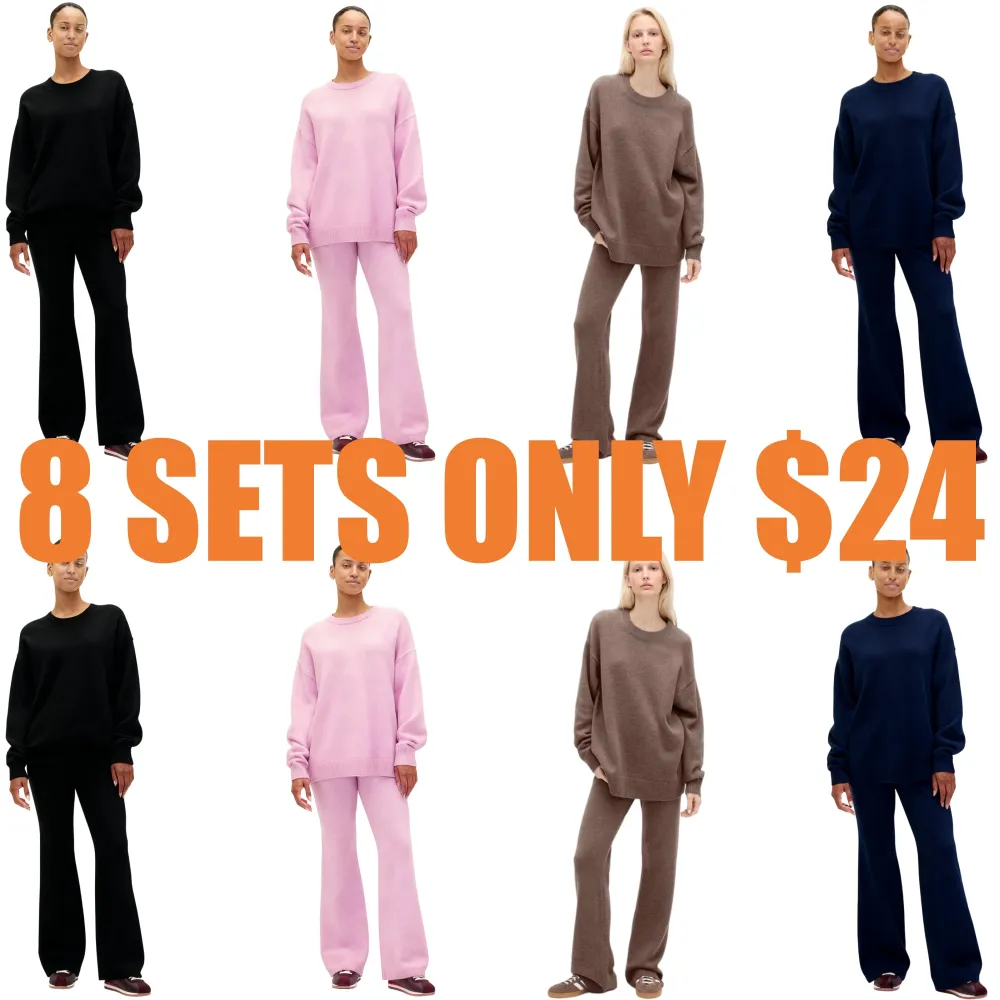 Women's Cash Soft Sweater&Pants Set